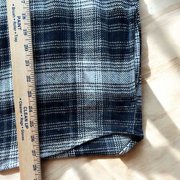 Orvis Men's Big Bear Heavyweight Flannel Shirt Cotton Black Size M - Picture 8 of 8